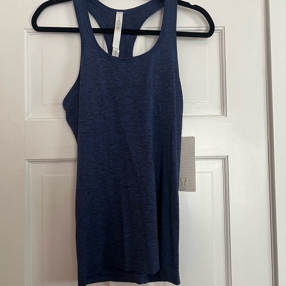 #47 LULULEMON • SWIFTLY TANK • HEATHERED BLUE - Picture 1 of 4